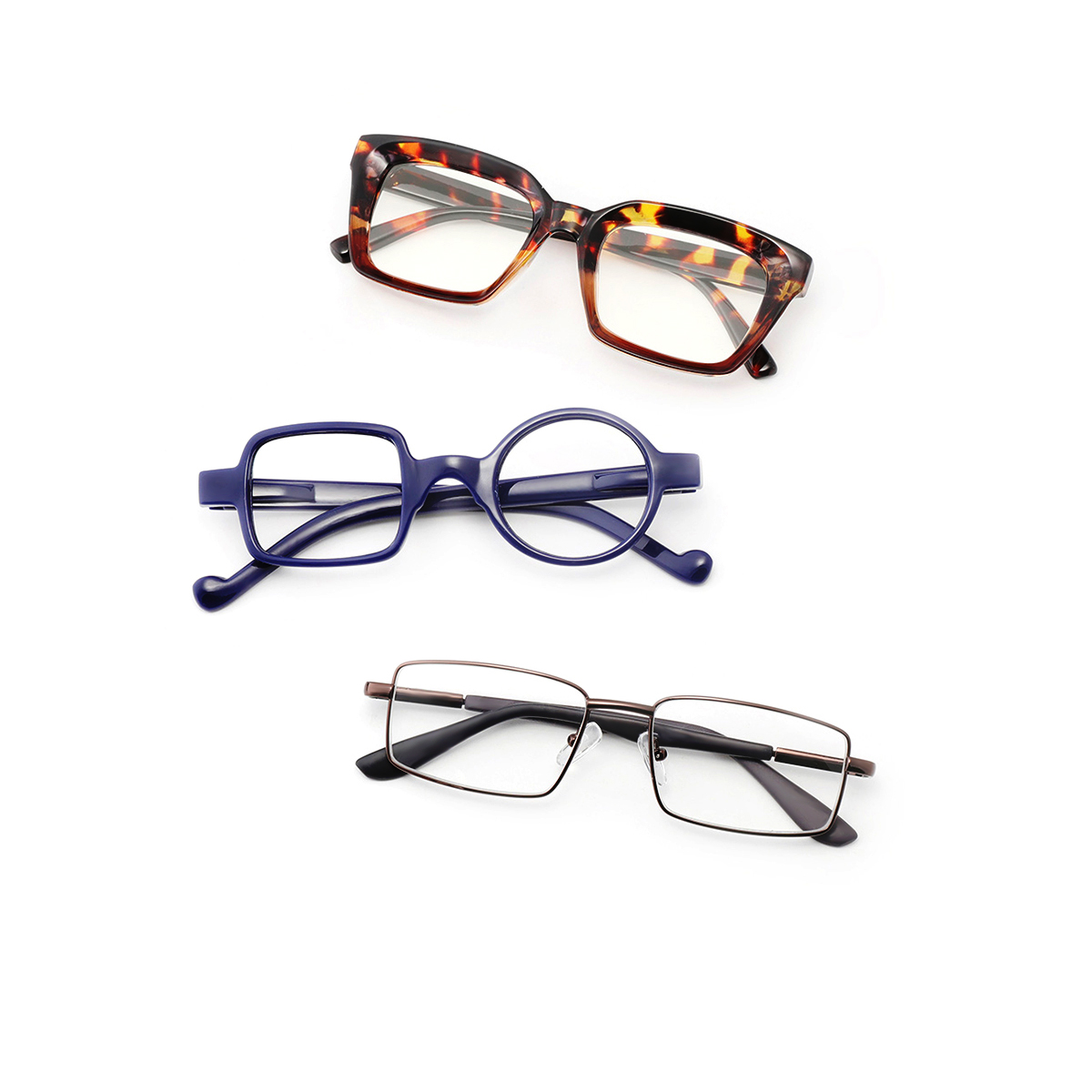 geometric reading-glasses #293 - multicolor